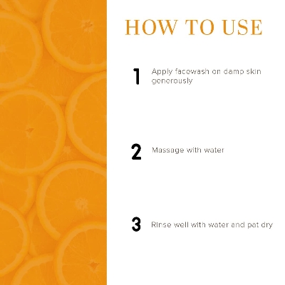 Picture of Khadi Natural Orange & Lemongrass Herbal Face Wash | Face Wash for Dry Skin | Natural Face Wash | Organic Face Wash for Healthy Skin | Paraben & SLS Free 210ml