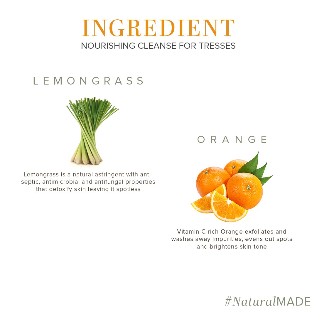 Picture of Khadi Natural Orange & Lemongrass Herbal Face Wash | Face Wash for Dry Skin | Natural Face Wash | Organic Face Wash for Healthy Skin | Paraben & SLS Free 210ml