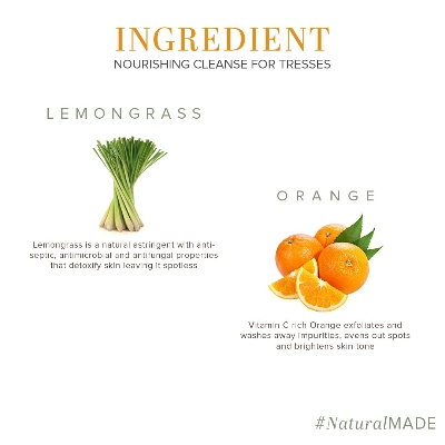 Picture of Khadi Natural Orange & Lemongrass Herbal Face Wash | Face Wash for Dry Skin | Natural Face Wash | Organic Face Wash for Healthy Skin | Paraben & SLS Free 210ml