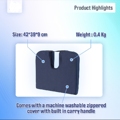 Picture of Coccyx set Cushion to Relieve Back, Sciatica and Tailbone pain Ideal for care, Office chair