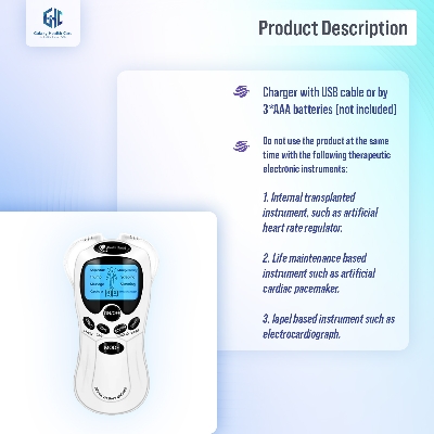 Picture of 8 Mode Ems Electric Herald Tens Machine Acupuncture Body Massage Digital Therapy Massager Muscle Stimulator Electrostimulator - Massage Machine