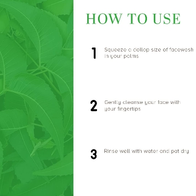 Picture of Khadi Natural Ayurvedic Neem Face Wash | Gentle Face Wash for Acne | Face Wash for Acne Prone Skin | Anti-Acne Face Wash with Neem | Paraben & Sulphate-Free | Suitable for All Skin Types 210ml