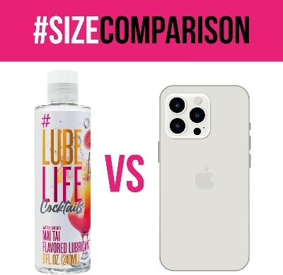 Picture of Lube Life Water-Based Mai Tai Flavored Lubricant, Personal Lube for Men, Women and Couples, Made without Added Sugar, 8 Fl Oz