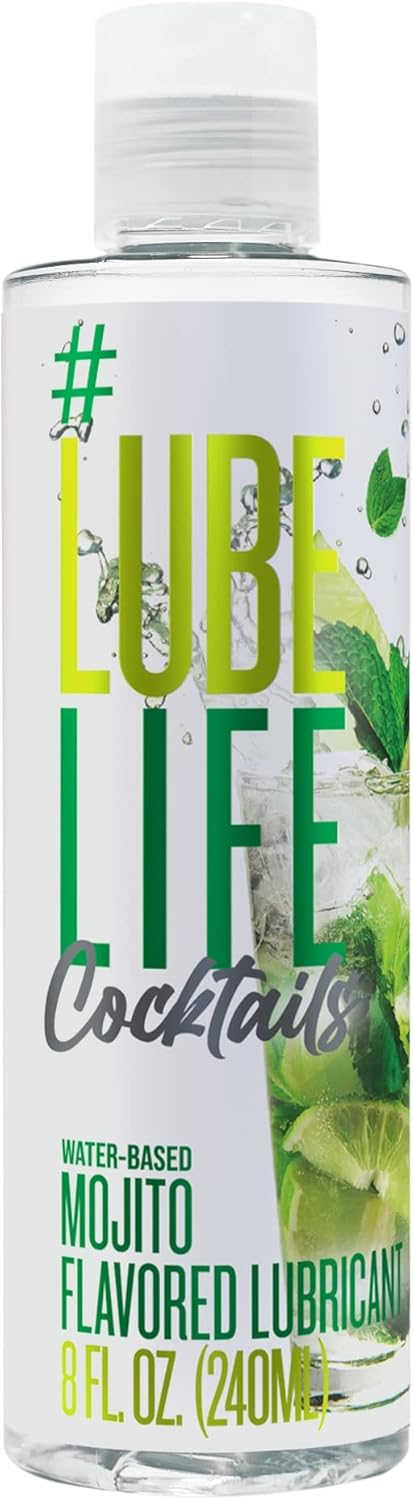 Picture of Lube Life Water-Based Mojito Flavored Lubricant, Personal Lube for Men, Women and Couples, Made without Added Sugar, 8 Fl Oz