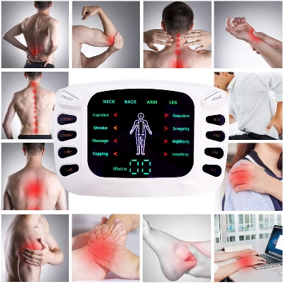 Picture of Ems Massage Tens Machine Physiotherapy Acupuncture Body Muscle Massager Electric Digital Therapy Machine 8 Modes Health Care