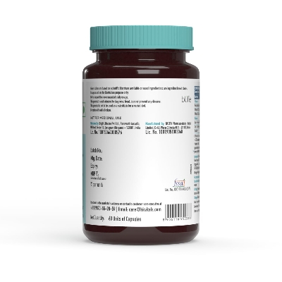 Picture of HealthKart HKVitals Iron + Folic Acid Supplement, with Zinc, Vitamin C & Vitamin B12, Supports Blood Building, Immunity and Energy, 60 Iron Folic Acid Capsules