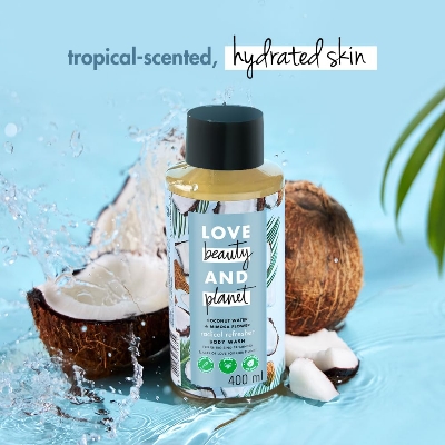 Picture of Love Beauty & Planet Coconut Water & Mimosa Flower Hydrating Body WashINatural Shower Gel for Soft Skin,200ml
