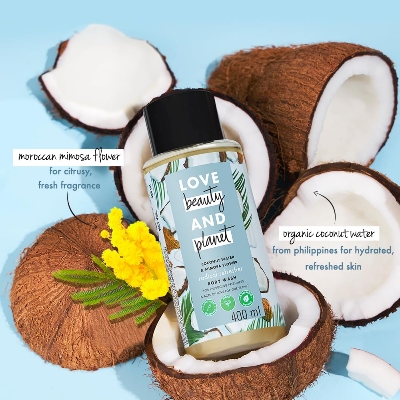 Picture of Love Beauty & Planet Coconut Water & Mimosa Flower Hydrating Body WashINatural Shower Gel for Soft Skin,200ml