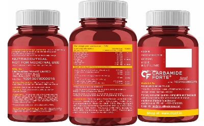 Picture of Carbamide Forte Chelated Iron + Vitamin C, B12, Folic Acid & Zinc - 100 Veg Iron Tablets