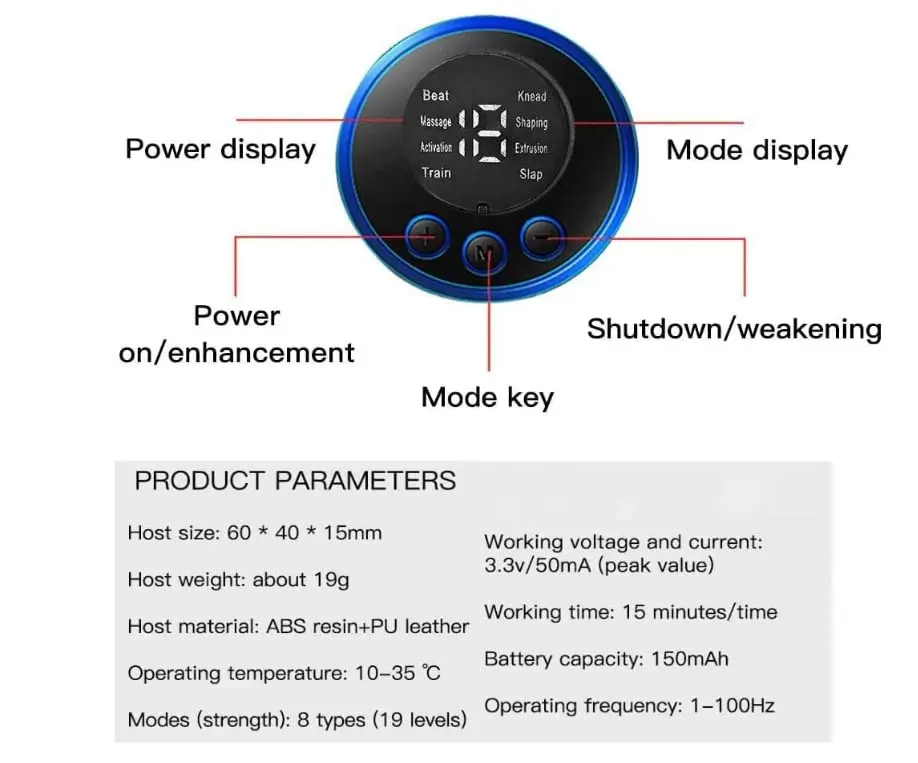 Picture of Smart Neck Massager Muscle Massager Trainer Relaxation Electric Pain Relief Tool Cervical Vertebra Physiotherapy