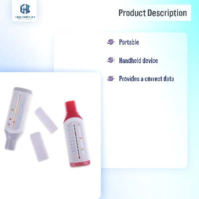 Picture of Adult / Children Portable Spirometer Peak Speed Meter Expiratory Peak Flow Meter Monitoring Lung Breathing Function