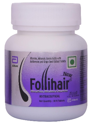 Picture of Follihair New Nutraceutical Pack of 30N Tablets