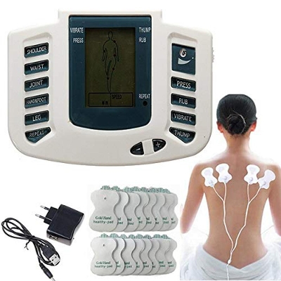 Picture of Physiotherapy Massage Machine with 4 Pads Body Pain Relief Therapy Stroke Machine