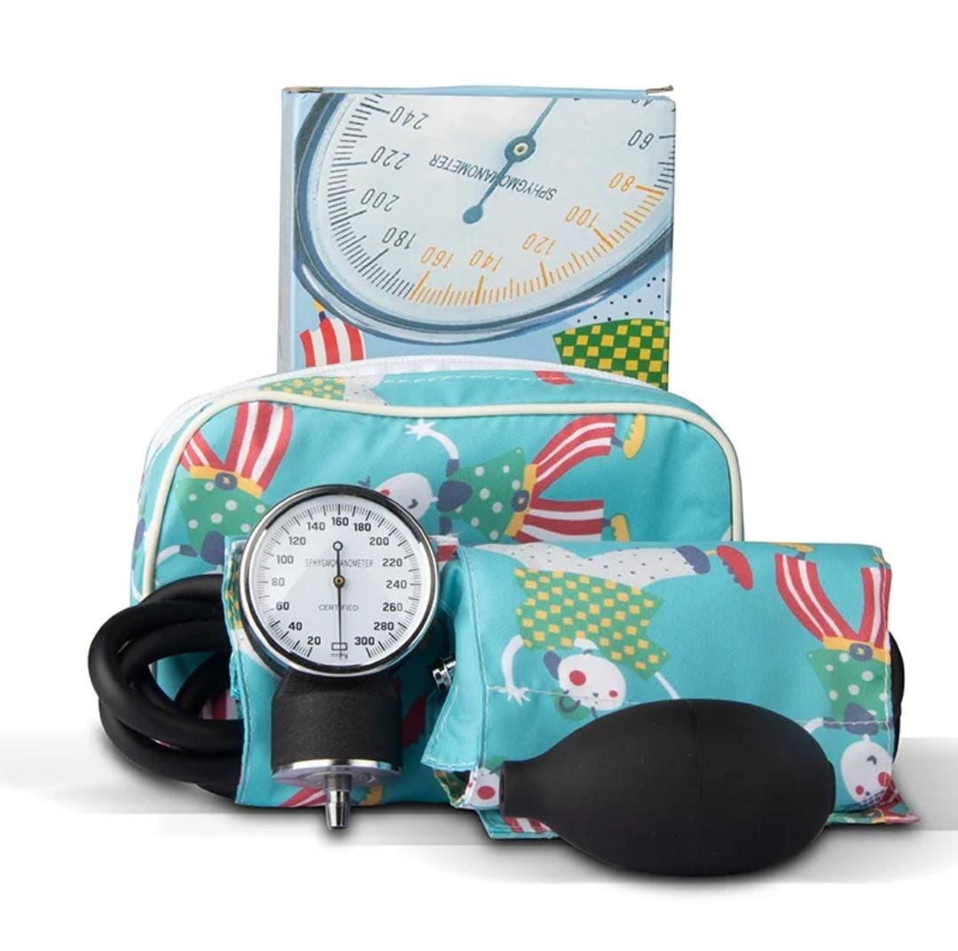 Picture of Manual Medical Blood Pressure Monitor for Child, Infant, Neonate, Pediatric, BP Cuff Manometer, Arm, Aneroid Sphygmomanometer