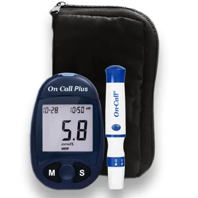 Picture of On Call Plus Glucometer with 10 FREE strips from ACON USA