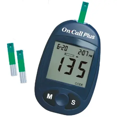 Picture of On Call Plus Glucometer with 10 FREE strips from ACON USA