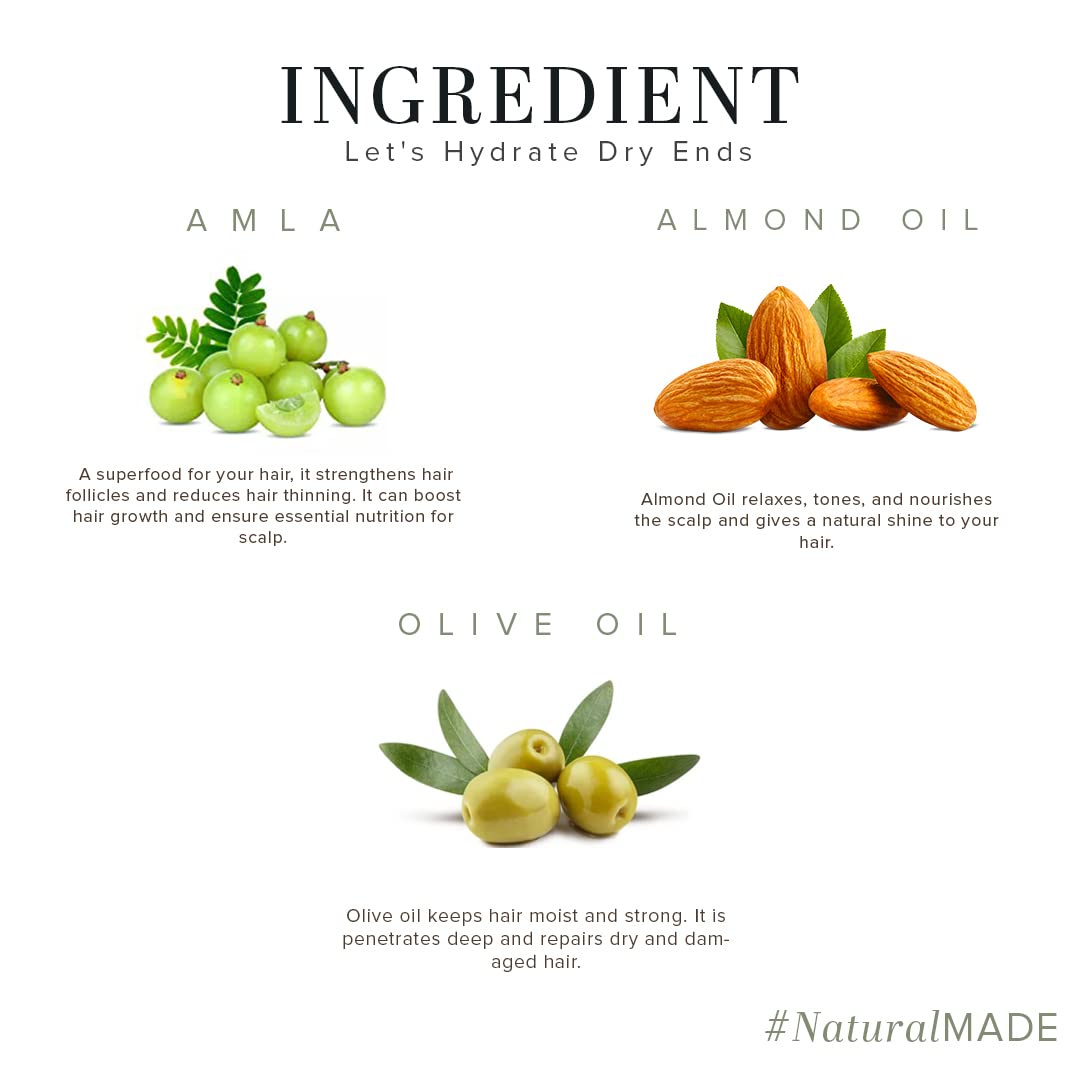 Picture of KHADI NATURAL Ayurvedic 18 Herbs Hair Oil, 210ml|Repairs dry scalp| Paraben and Mineral Oil Free|Suitable for All Hair Types