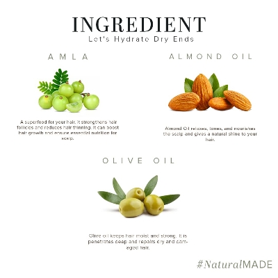 Picture of KHADI NATURAL Ayurvedic 18 Herbs Hair Oil, 210ml|Repairs dry scalp| Paraben and Mineral Oil Free|Suitable for All Hair Types