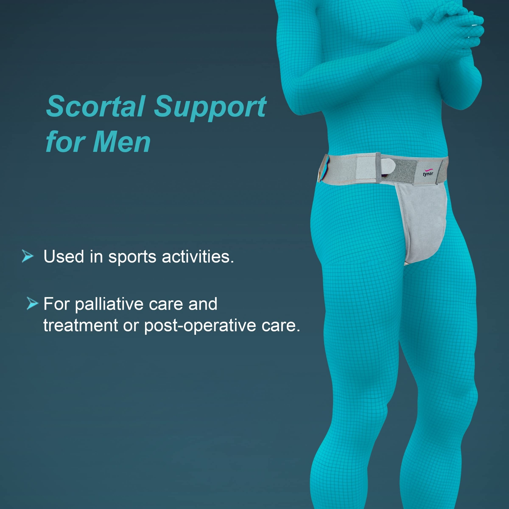 Picture of Tynor scrotal support for man