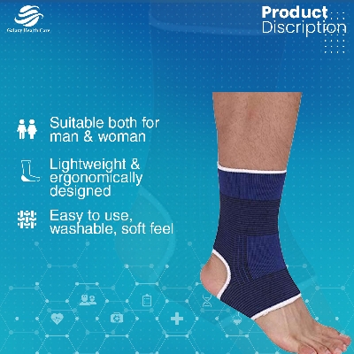 Picture of Adjustable Ankle Support Brace Cap Wrap Pad /Ankle Support Strap/Ankle Support for Sports for Men and Women for Pain Relief - 1 piece