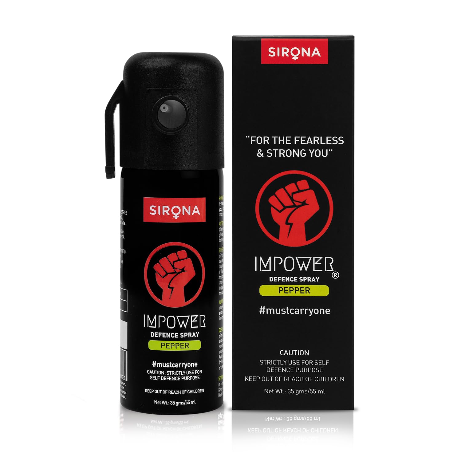 Picture of sirona Self Defence Pepper Spray for Woman Safety - 55 ML
