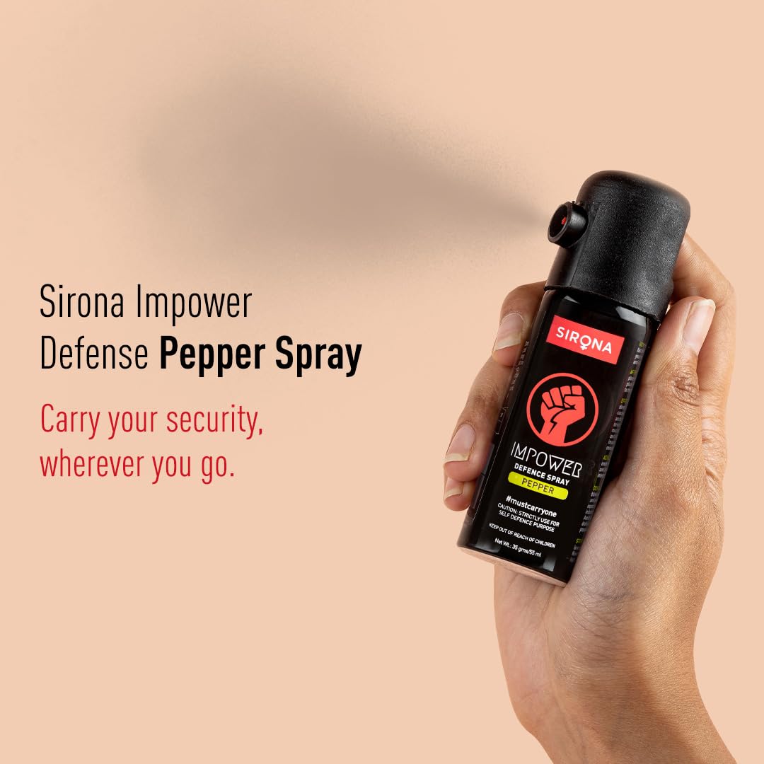 Picture of sirona Self Defence Pepper Spray for Woman Safety - 55 ML