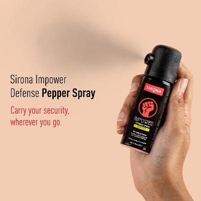 Picture of sirona Self Defence Pepper Spray for Woman Safety - 55 ML