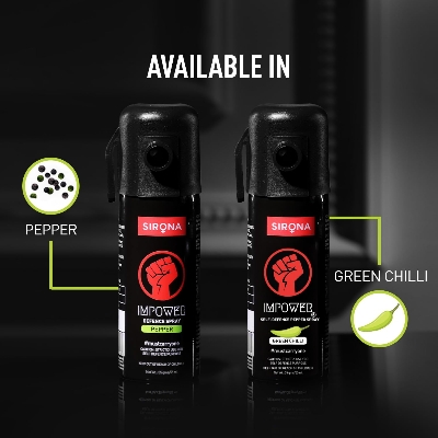 Picture of sirona Self Defence Pepper Spray for Woman Safety - 55 ML