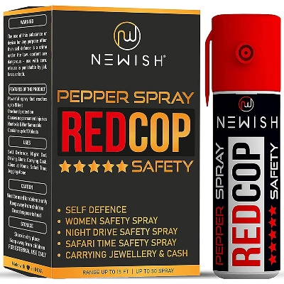 Picture of NEWISH Pepper Spray for self Defence Small Pocket Size - Reliable and Effective Self-Defense 50 Time Spray