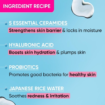 Picture of Dot & Key Ceramides Moisturizer with Hyaluronic for Intense Moisturizing and Skin Strengthening-175 gram