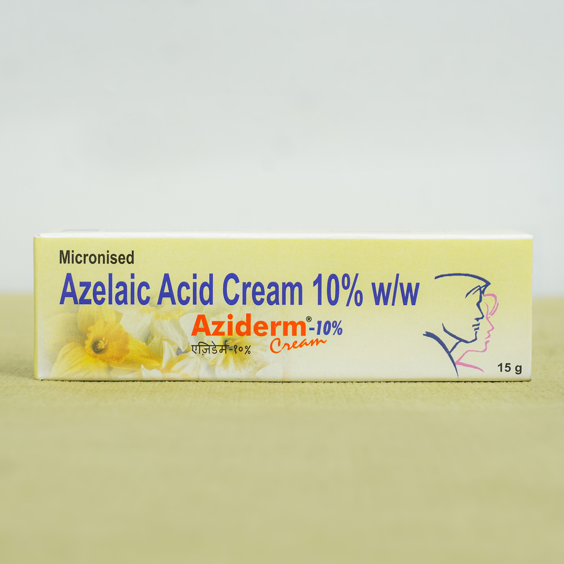 Picture of azelic acid cream 10% Aziderm - 10% - Tube of 15 gm Gel