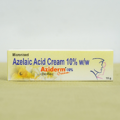 Picture of azelic acid cream 10% Aziderm - 10% - Tube of 15 gm Gel
