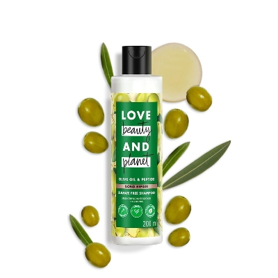 Picture of Love Beauty & Planet Lbp Olive Oil & Peptide Bond Repair Shampoo|No Sulfates,No Paraben, 200Ml