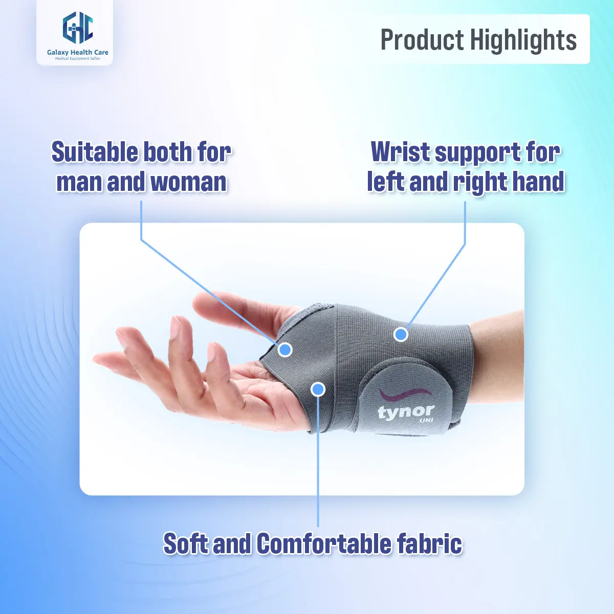 Picture of Tynor Wrist Brace with Thumb