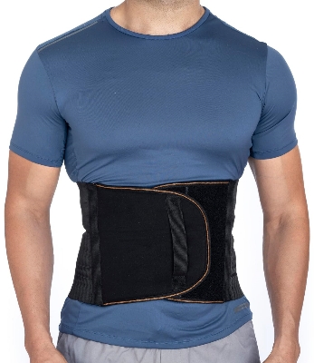 Picture of Abdominal Belt 9 Inch, Ideal for Lower Back Pain Relief, Slimming Waist, Post Delivery for Tummy Reduction, Breathable Material For Men & Women