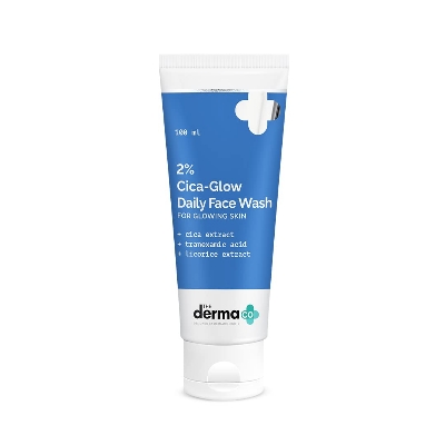 Picture of The Derma Co 2% Cica-Glow Daily Face Wash with Tranexamic Acid & Licorice Extract for Glowing Skin - 100ml