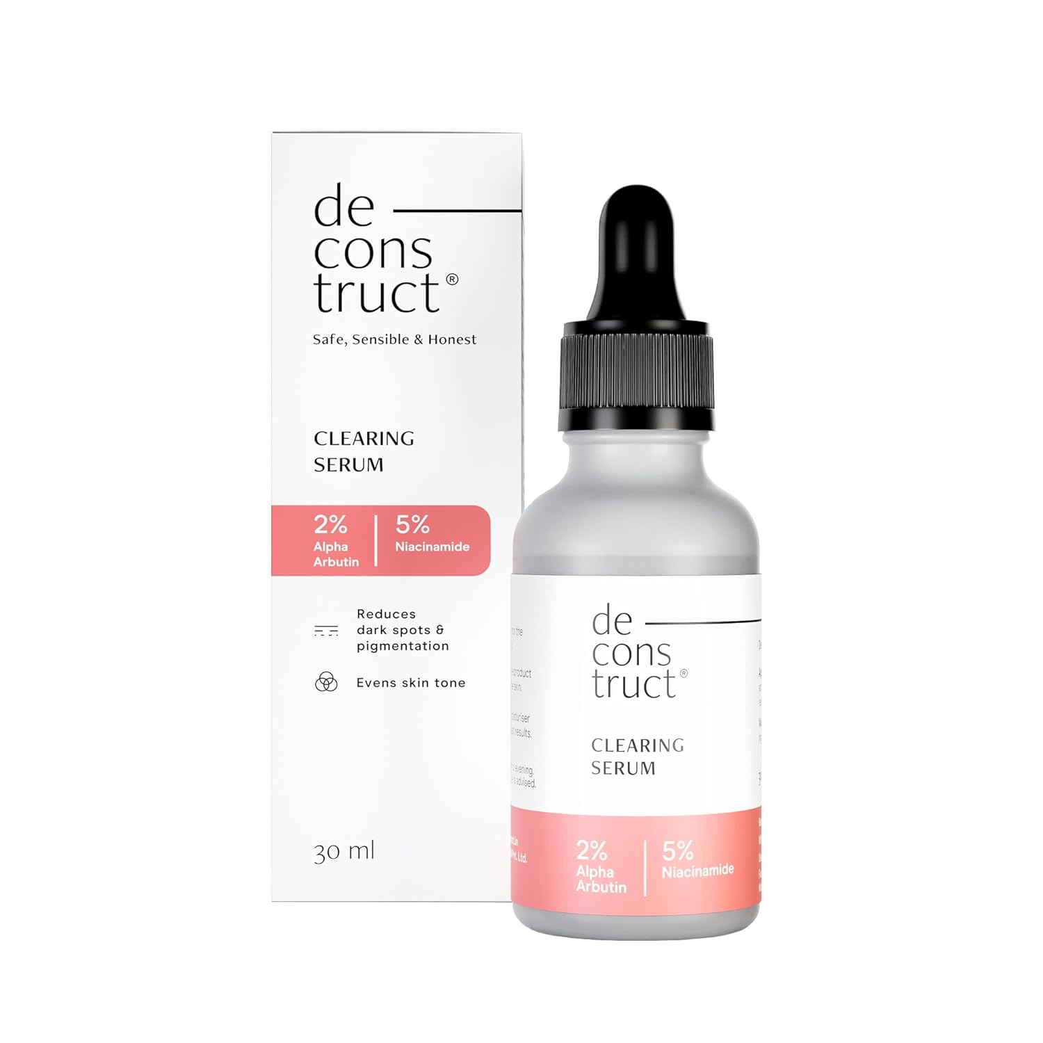 Picture of Deconstruct Clearing Serum: 5% Niacinamide Face Serum For Acne&Dark Spots -30 ml( seal open box)