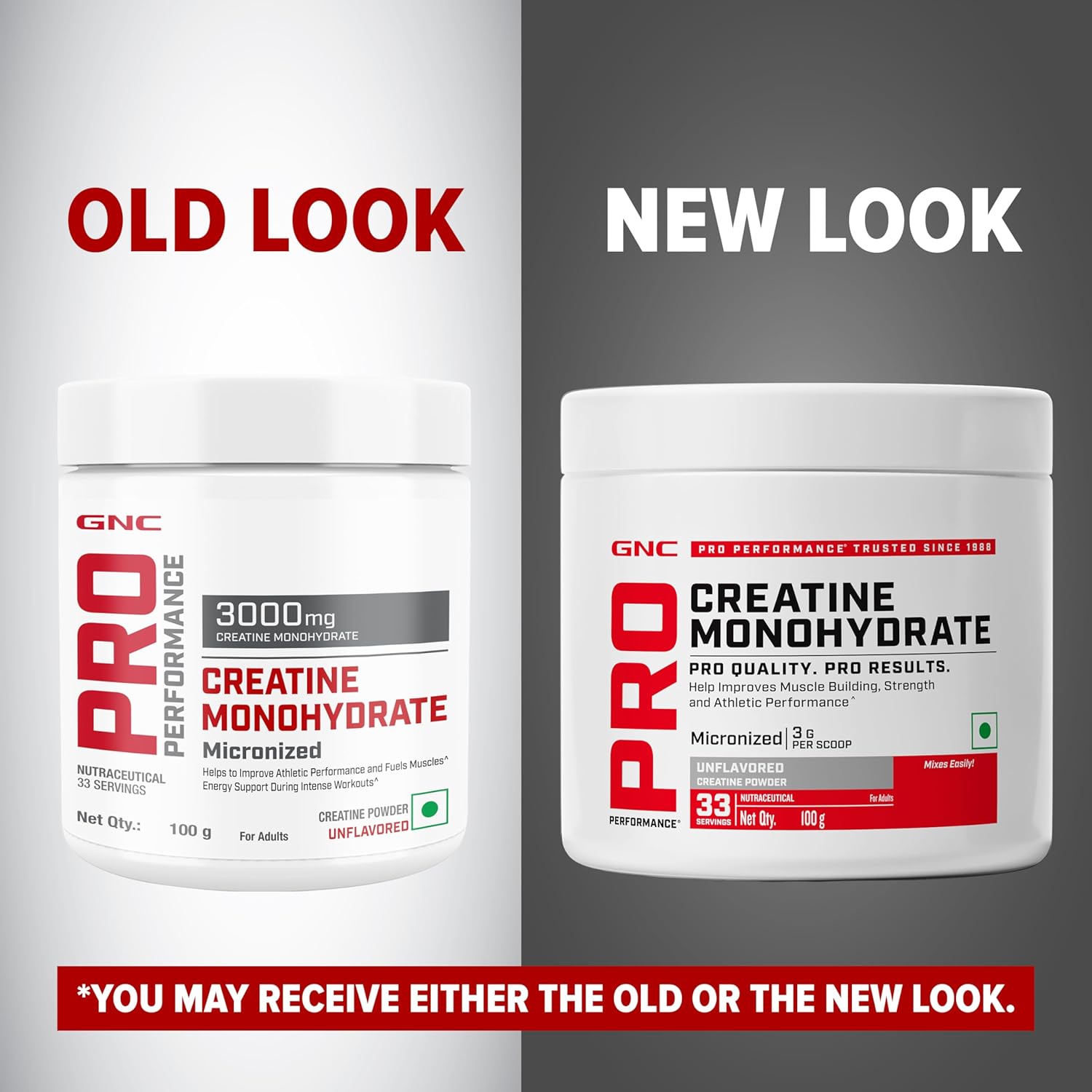 Picture of GNC Pro Performance Pure Micronized Creatine Monohydrate | 100 gm | 33 Serving | Instantized | Fuels Muscles | Increase Muscle Mass | Rapid Absorption | Lab Tested | Unflavoured | Boosts Athletic Performance | Imported