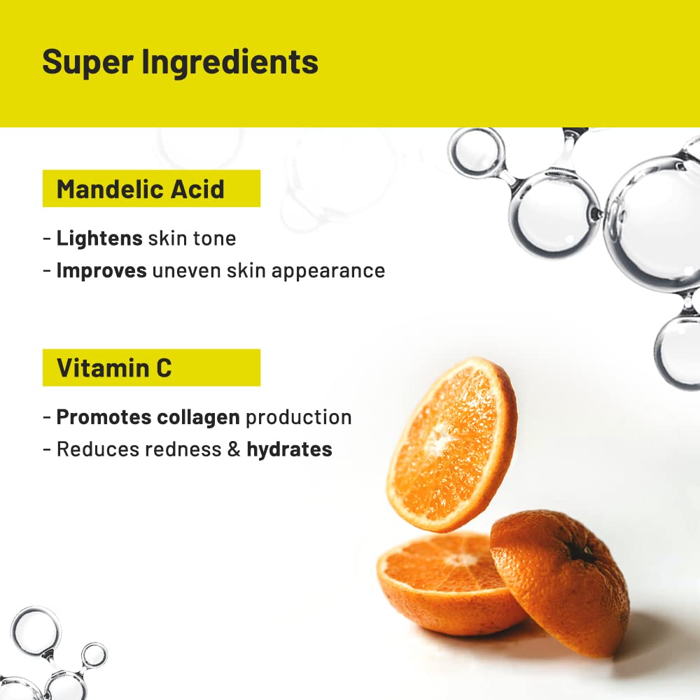 Picture of Chemist at Play Brightening Roll On For Neck, Knee & Elbow With 6% Vitamin C+ Hyaluronic Acid, AHAs, Niacinamide, & Ceramides | Helps Reduction in Pigmentation & Hydrates Dry Skin | 40ml