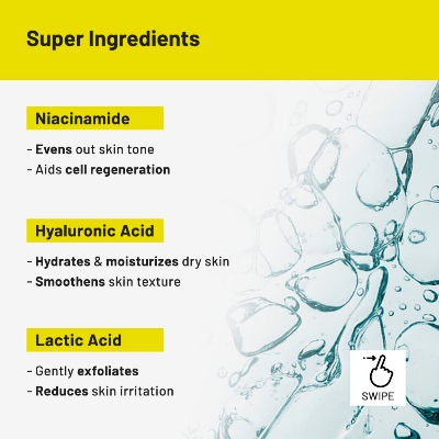 Picture of Chemist at Play Brightening Roll On For Neck, Knee & Elbow With 6% Vitamin C+ Hyaluronic Acid, AHAs, Niacinamide, & Ceramides | Helps Reduction in Pigmentation & Hydrates Dry Skin | 40ml