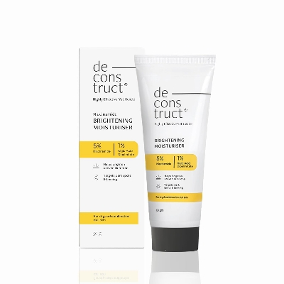 Picture of Deconstruct Niacinamide Brightening Face Moisturizer| 5% Niacinamide + 1% Kojic Acid + 5% Vitamin C | For Dark Spots And Uneven Skin Tone | Brightens & Hydrates | 50 Gm