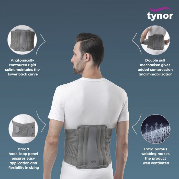 Picture of Tynor Contoured L.S. Support belt(Immobilization, Posture Correction, Back Pain Relief)