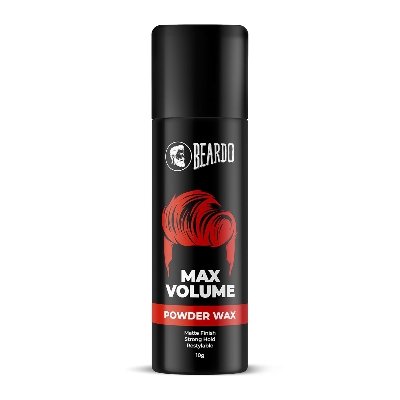 Picture of Beardo Max Volume Powder Wax, 10 gm | Powder Hair Wax Men | Hair Styling Wax for Matte Finish | Strong Hold & Restylable Hair Powder For Men | Hair Volumizing Powder Wax Superlight & Instant Volume