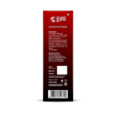 Picture of Beardo Godfather Perfume for Men, 100ml | Aromatic, Spicy Perfume for Men Long Lasting Perfume for Date night fragrance | Body Spray for Men | Gift For Brother | Gift For Friends