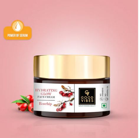 Picture of Good vibes Rosehip Hydrating Glow Face Cream-50 gram