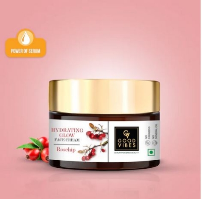 Picture of Good vibes Rosehip Hydrating Glow Face Cream-50 gram
