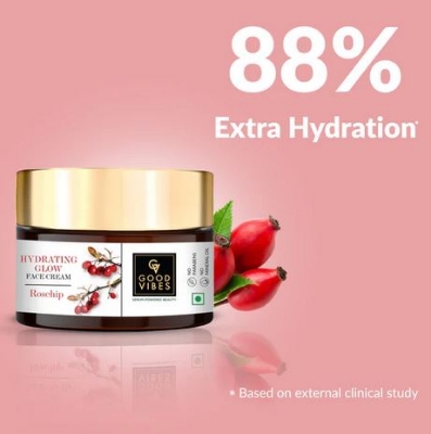 Picture of Good vibes Rosehip Hydrating Glow Face Cream-50 gram