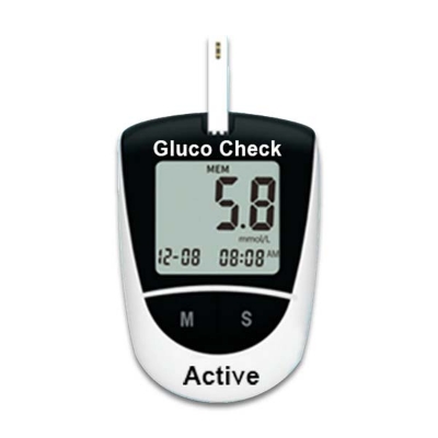 Picture of Gluco Check Active BG-208 Blood Glucose Monitoring Diabetes Machine