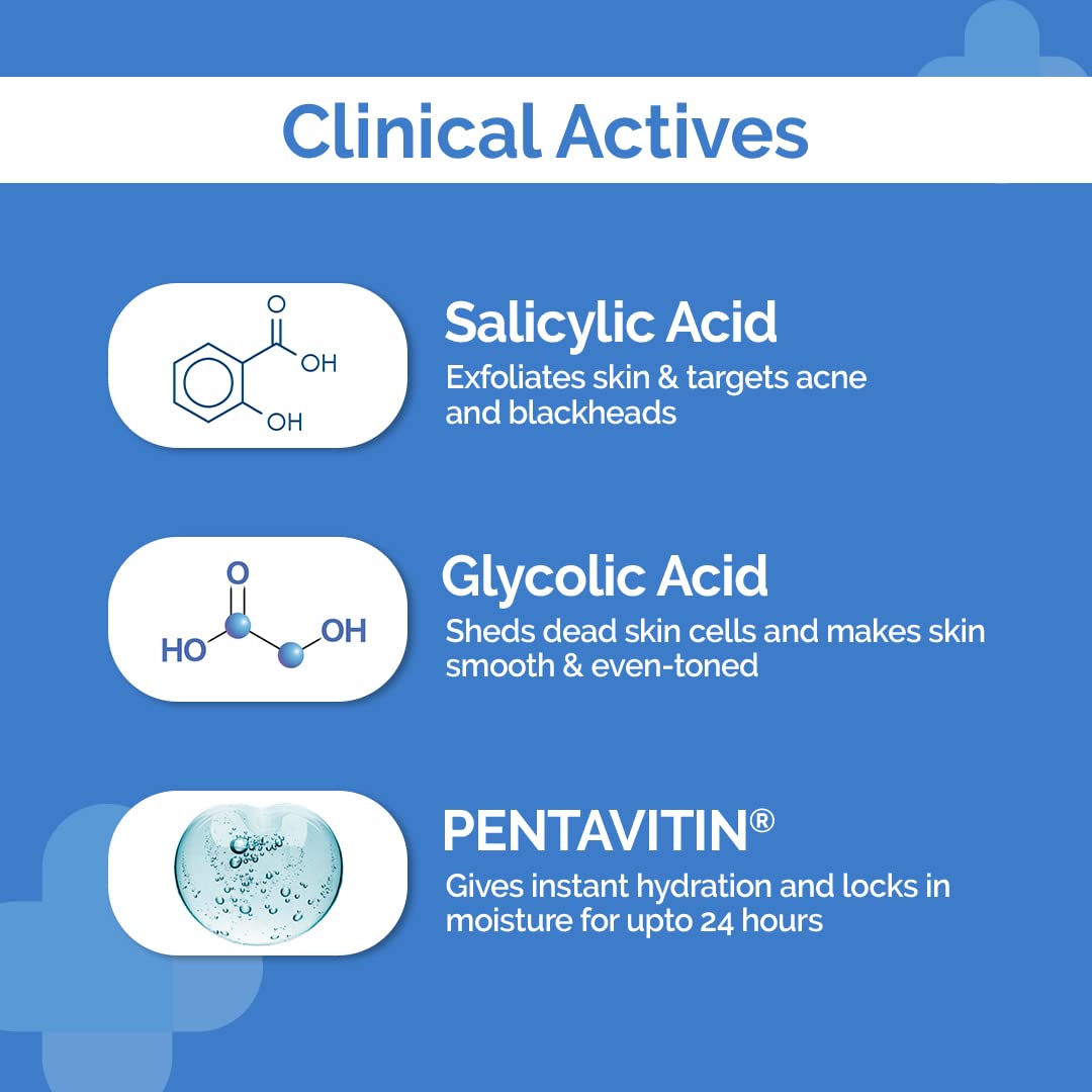 Picture of The Derma Co 1% Salicylic Acid Daily Exfoliating Body Wash with Salicylic Acid, Glycolic Acid & PENTAVITIN® - 250ml | | Helps to Prevent Body Acne & Cleanse Skin