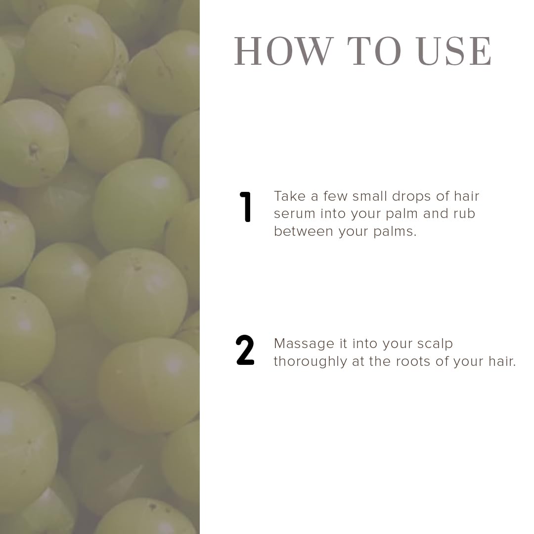 Picture of Khadi Natural Hair Serum For Soft, Shiny & Frizz-Free Hair, Anti-Thinning & Anti-Dandruff Serum, Hair Serum For Dull Hair, Paraben & Mineral Oil Free For All Hair Types, 50 Ml